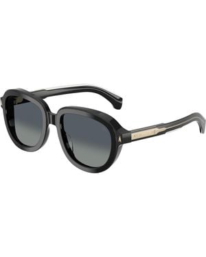 Moncler Me6007U Cirsee 30013C Sunglasses Acetate Pilot Normal Nuanced - Black