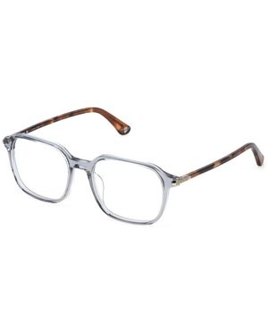 Police Vplp13 Roadie 7 04G0 Optical Frames Acetate Squared - Black