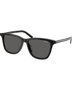 Prada Pr D18Sd 29O20Z Sunglasses Acetate Squared Normal - Black