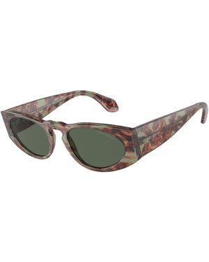 Giorgio Armani Ar8216 597771 Sunglasses Acetate Squared Normal - Black
