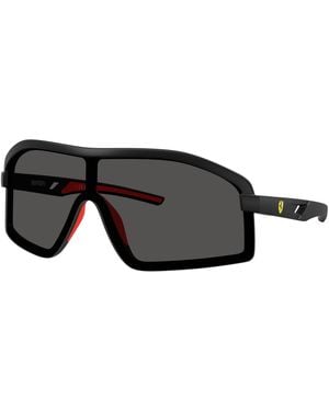 FERRARI SCUDERIA Fz6010U 504/87 Sunglasses Injected Geometric Normal - Black