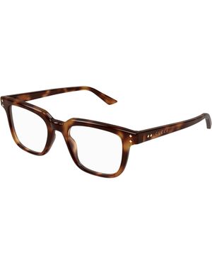 Gucci Gg1895O 002 Optical Frames Acetate Transparent Squared - Black
