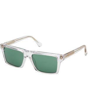 Web We0383 26N Sunglasses Acetate Squared Normal - Green