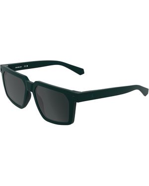 Calvin Klein Ckj25621S 432 Sunglasses Bio-Inject Smoke Squared Normal - Black