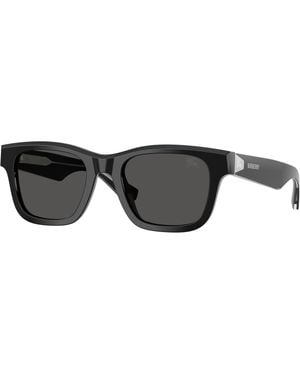 Burberry Be4504 420687 Sunglasses Acetate Squared Normal - Black