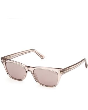 Tom Ford Ft1362 Penn-02 45E Sunglasses Acetate Squared Normal - Black