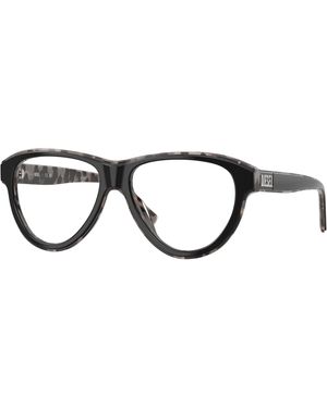 DIESEL Dl4031U 2068 Optical Frames Acetate Transparent Pilot Normal - Black