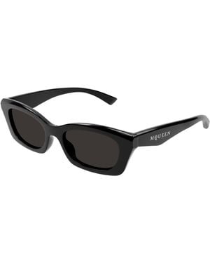 McQueen Am0474S 001 Sunglasses Acetate Squared - Black