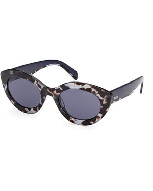 PUCCI Ep0203 55V Sunglasses Acetate Cat Eye Normal - Black