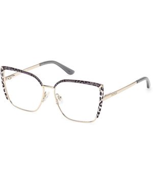 Guess Gu50249 033 Optical Frames Metal Squared Normal - Black