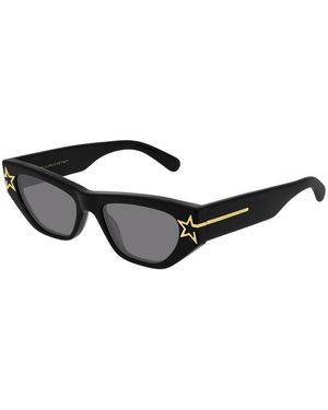 Stella McCartney Sc0209S 001 Outlet Sunglasses Acetate Cat Eye Normal - Black