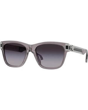 Versace Ve4527U 55548G Sunglasses Acetate Squared Normal Nuanced - Black