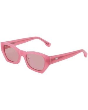 Retrosuperfuture A98 Amata Estate Fragola Sunglasses Acetate Squared - Pink