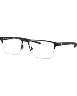 FERRARI SCUDERIA Fz7001 101 Optical Frames Metal Pillow Normal - Black