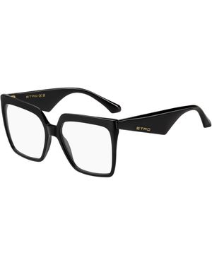 Etro 0005 807 Optical Frames Acetate Squared - Black
