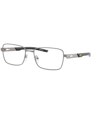 FERRARI SCUDERIA Fz7010 115 Optical Frames Metal Squared Normal - Black