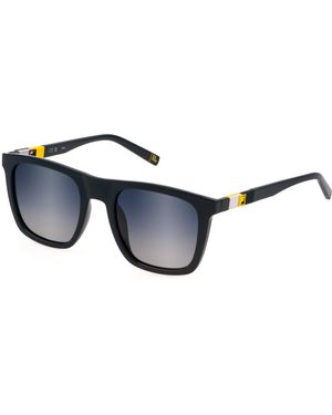 Fila Sfi527 6Emp Sunglasses Injected Squared Shaded - Black