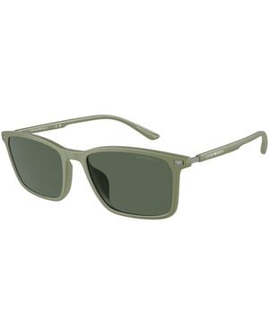 Emporio Armani Ea4223U 542471 Sunglasses Injected Squared Normal - Green