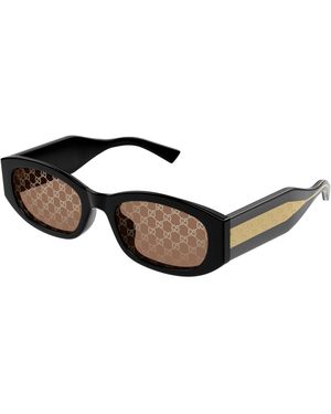Gucci Gg2068Sa 004 Sunglasses Acetate Squared - Black