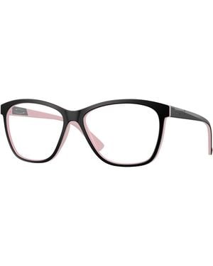 Oakley Ox8155 Alias 815503 Optical Frames O_Matter Transparent Round Normal - Black