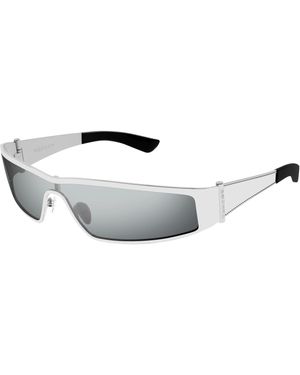 McQueen Am0491S 002 Sunglasses Acetate Geometric - Black