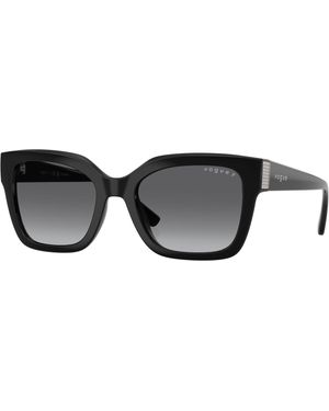 Vogue Eyewear Vo5613Sb W44/T3 Sunglasses Nylon Squared Polarized Shaded - Black