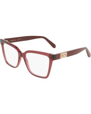 Ferragamo Sf3060 655 Optical Frames Acetate Squared Normal - Black