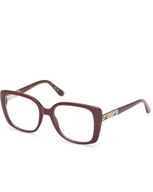 Guess Gu50359 069 Optical Frames Acetate Butterfly Normal - Black