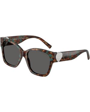 Tiffany & Co. Tf4216 8442S4 Sunglasses Acetate Squared Normal - Black