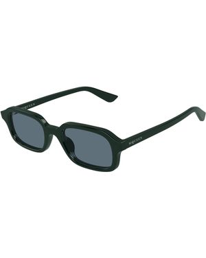 McQueen Am0558S 004 Sunglasses Acetate Squared - Black