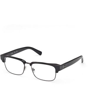 Guess Gu50330 001 Optical Frames Acetate Squared Normal - Black