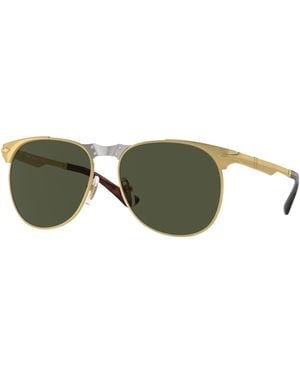 Persol Po1016S 515/31 Sunglasses Metal Pilot Normal - Green