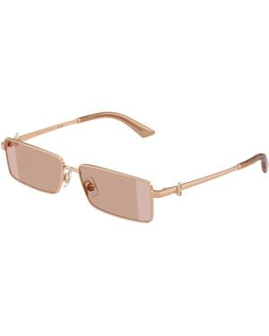 Jimmy Choo Jc4029B 300813 Sunglasses Metal Squared Normal Nuanced - Black