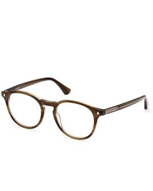 Web We5387 050 Optical Frames Acetate Round Normal - Black