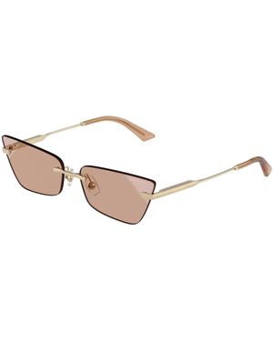 Jimmy Choo Jc4012 300613 Sunglasses Metal Cat Eye Normal Shaded - Black
