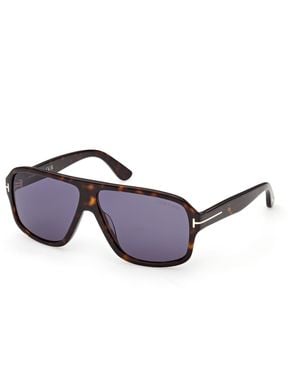 Tom Ford Ft1335 William-02 52V Sunglasses Acetate Squared Normal - Black