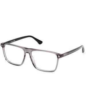 Web We5442 020 Optical Frames Acetate Squared Normal - Black
