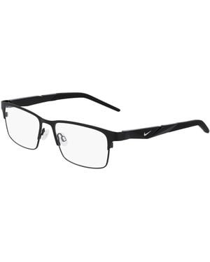Nike 8154 001 Optical Frames Metal Squared Normal Photochromatic - Black