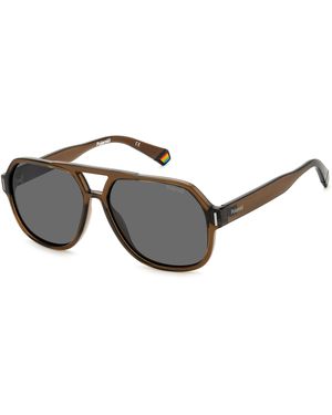 Polaroid Pld 6193/S 09Q/M9 Sunglasses Plastic Pilot Polarized - Black