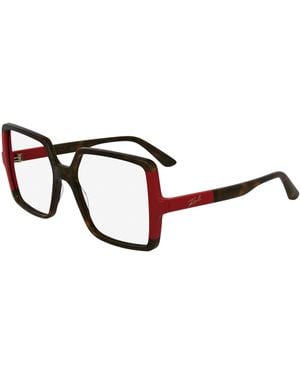 KARL LAGERFELD Kl6169 255 Optical Frames Acetate Squared Normal - Black