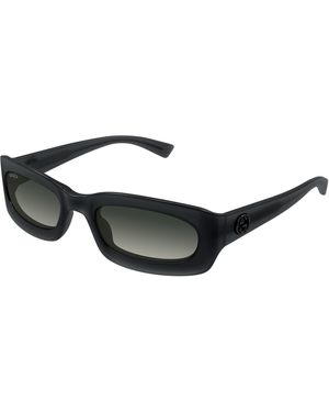Gucci Gg1786S 001 Sunglasses Injected Round - Black