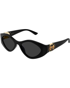 Gucci Gg2121S 001 Sunglasses Injected Geometric - Black