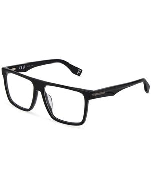 Police Vplu57 Nerve 4 700 Optical Frames Acetate Squared - Black