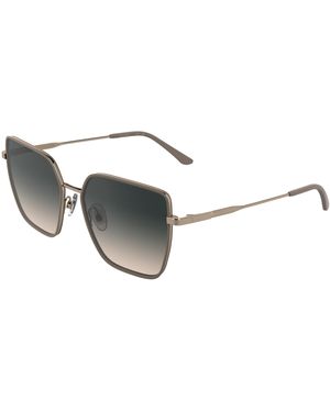 Calvin Klein Ck25111S 601 Sunglasses Metal Butterfly Normal Shaded - Black
