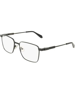 Ferragamo Sf2601 001 Optical Frames Titanium Squared Normal - Black