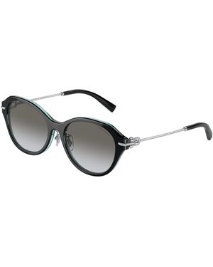 Tiffany & Co. Tf4210D 82853C Sunglasses Acetate Round Normal Shaded - Black