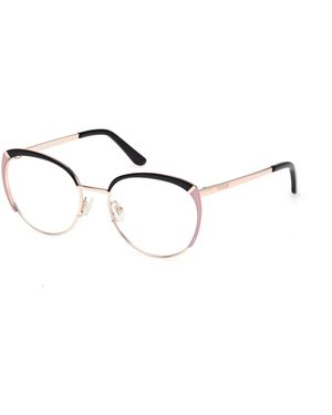 Guess Gu50250 005 Optical Frames Metal Round Normal - Black