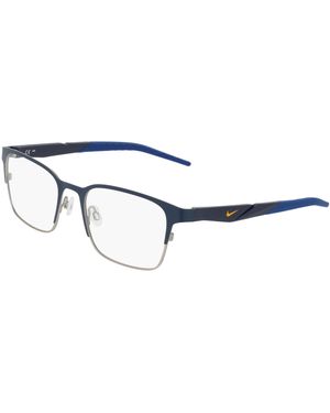 Nike 8185 410 Optical Frames Metal Squared Normal - Black