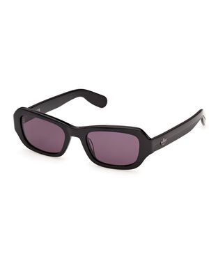 adidas Originals Or0156 01A Sunglasses Acetate Smoke Geometric Normal - Black