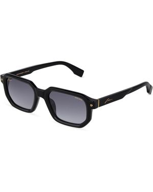 Police Splu82 Zac 2 W/A 700 Sunglasses Acetate Smoke Squared Normal Nuanced - Black